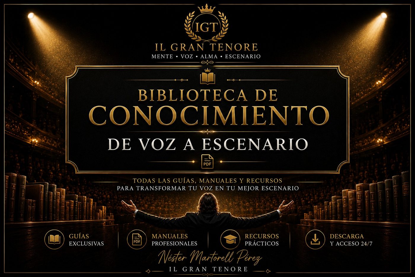 Masterclass mensual de canto con Néster Martorell