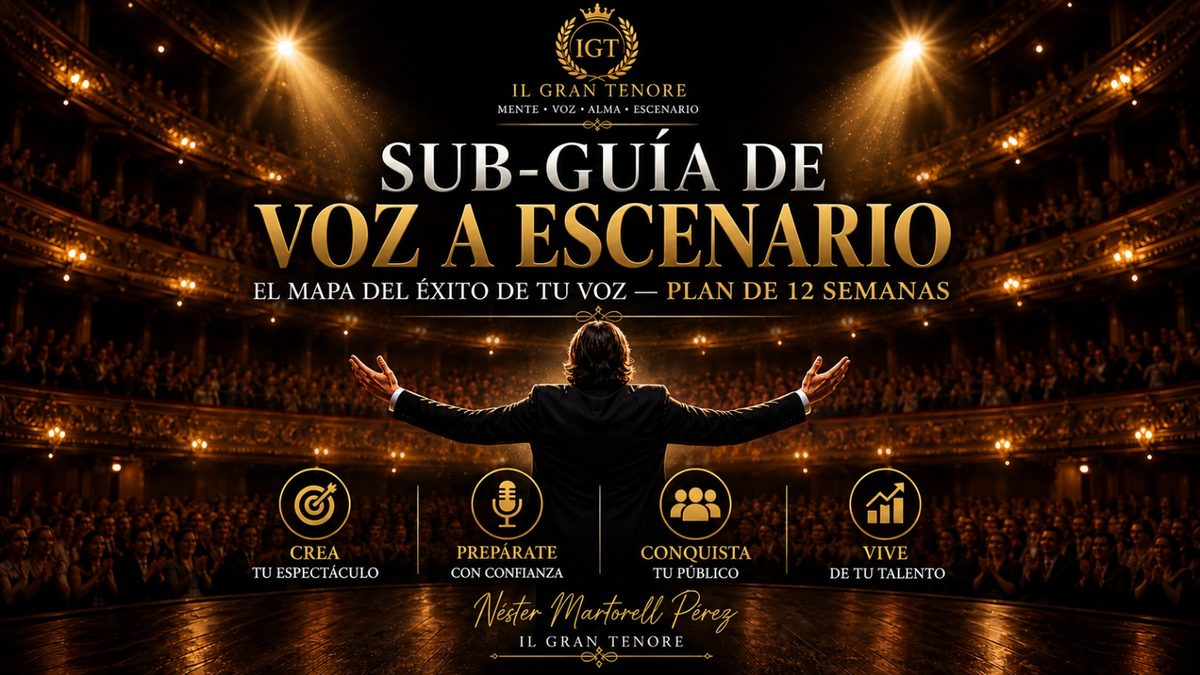 Sub-Guía De Voz a Escenario: plan de 12 semanas